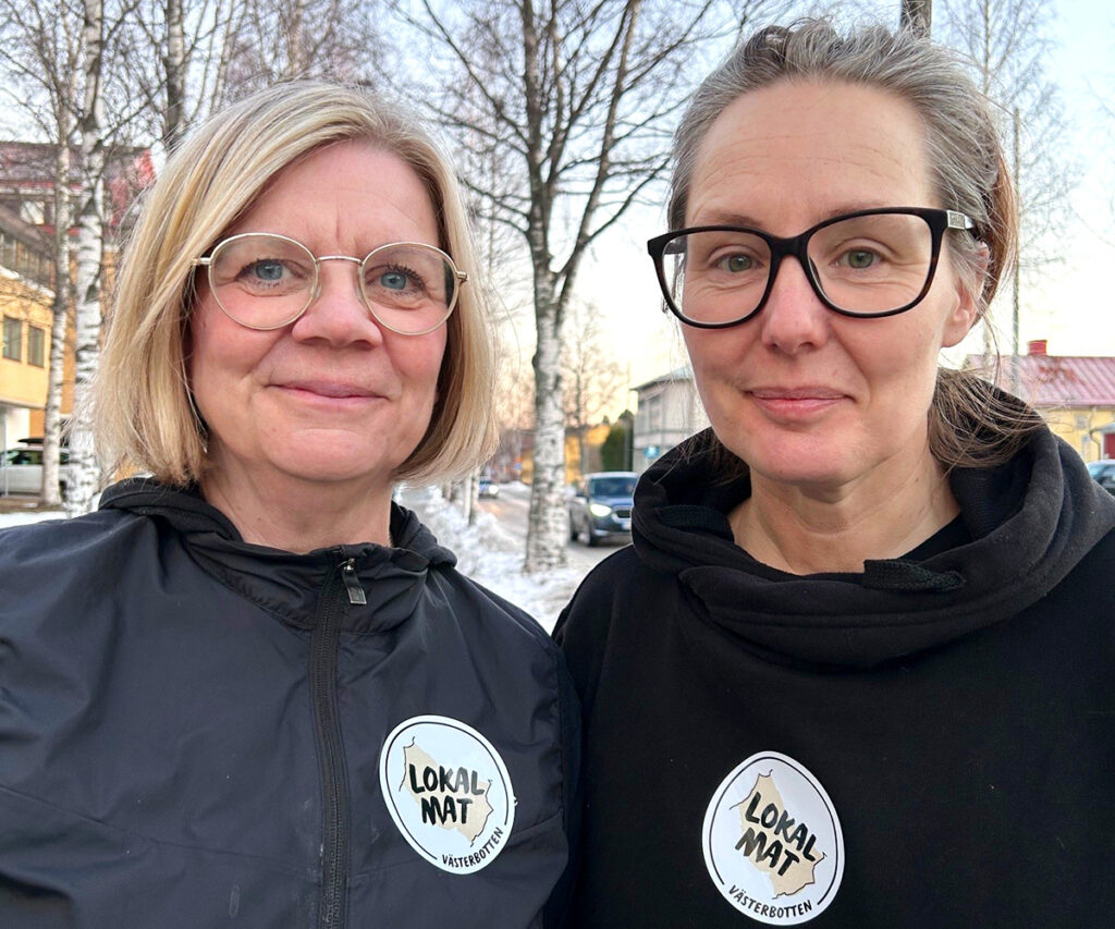 Projektledning Kajsa Åberg och Stina Fernerud.