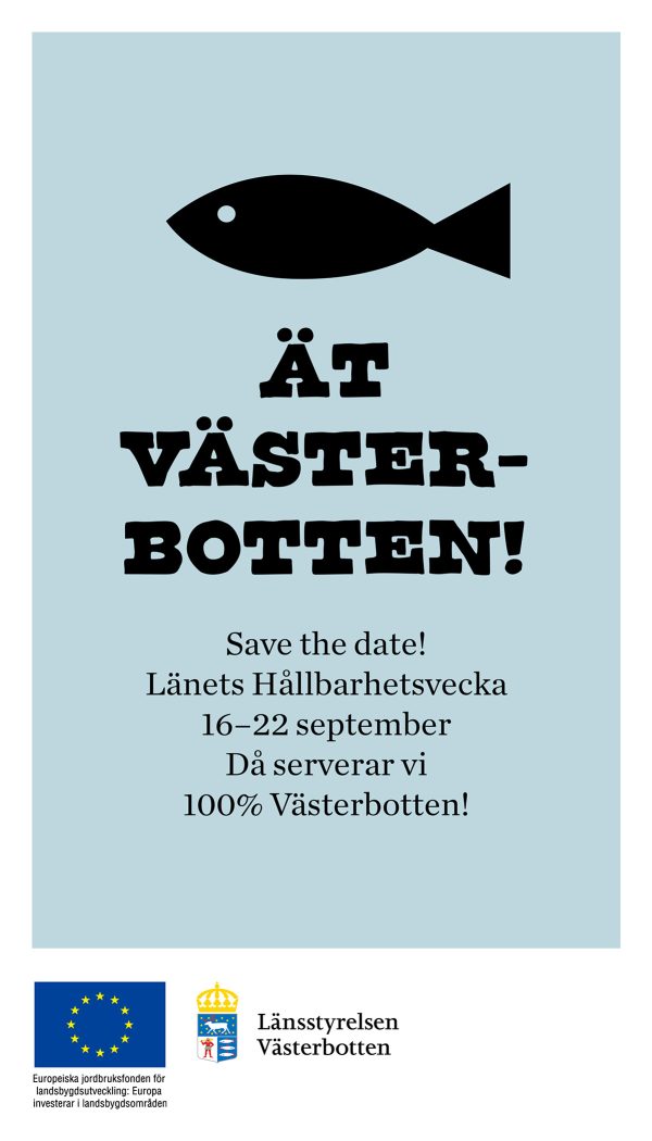 Ät Västerbotten - Marknadsföringsmaterial - Save the date!