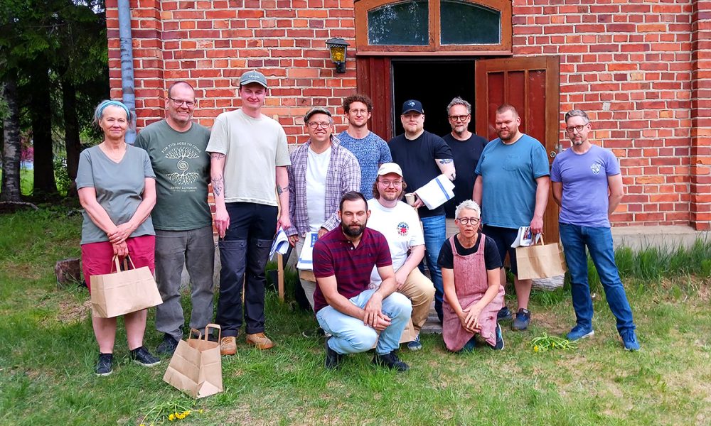 Gruppbild på deltagande kockar