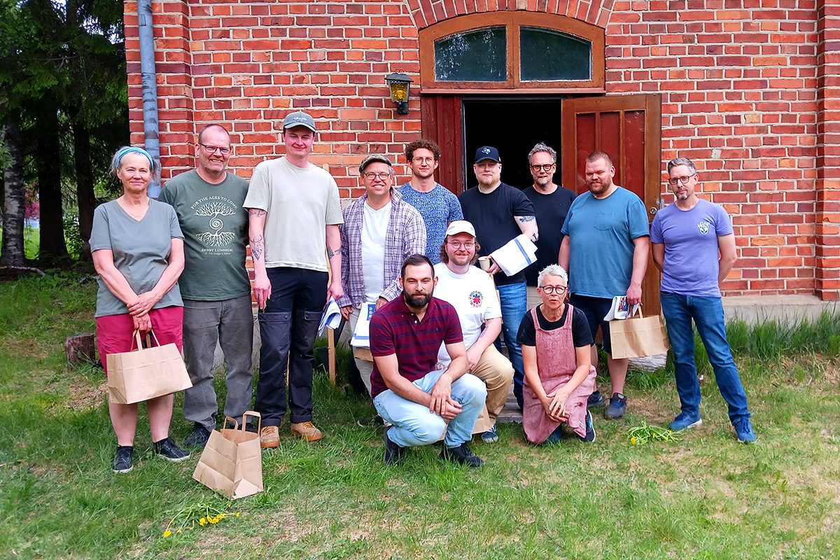 Gruppbild på deltagande kockar